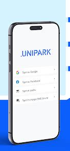 Mobilioji programėlė UNIPARK Smart sąsaja su parkavimo zonomis