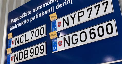infografika: valstybinių numerio ženklų išdavimo tvarka ir naujų serijų atsiradimo ciklai