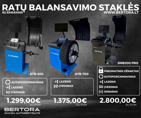 Automobilių serviso meistras atliekantis ratų balansavimo darbus