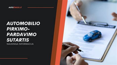 schematinis automobilio pardavimo ir išregistravimo procesas
