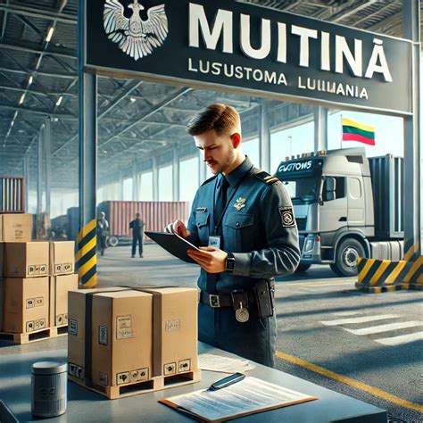 Teminė nuotrauka: užpildoma muitinės deklaracija prie pasienio punkto