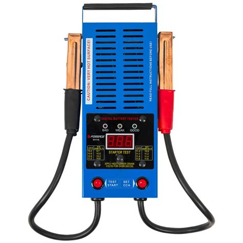 Skaitmeninis akumuliatoriaus testeris su LED indikatoriais