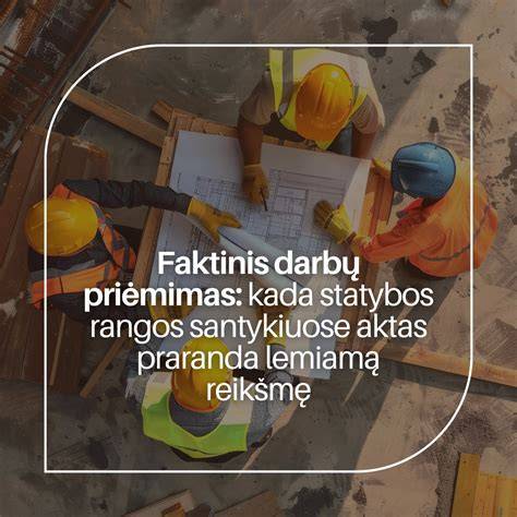schema: šalių teisės ir pareigos statybos rangos sutartyje, įskaitant techninę priežiūrą ir atsiskaitymo tvarką