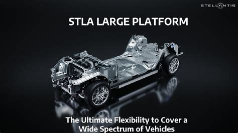 STLA Large platformos techninė schema