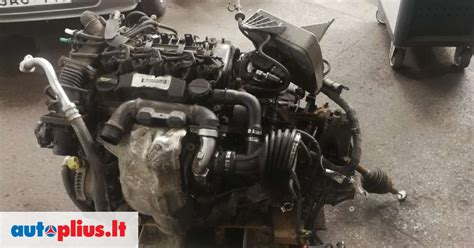 Schematinis 1.6 HDi variklio pavaizdavimas