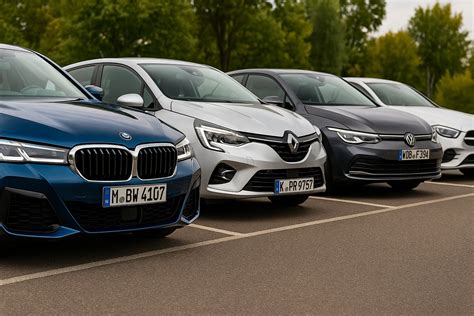 Teminis nuotrauka: BMW automobilių asortimentas