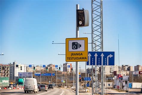 Nuotrauka: greičio matuoklis Vakariniame aplinkkelyje
