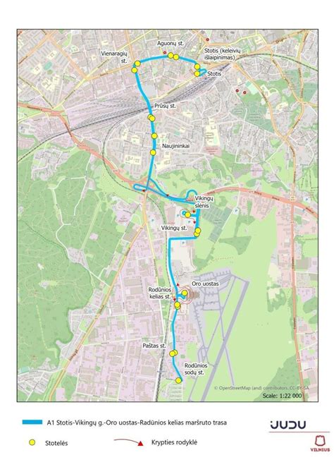 Infografika, iliustruojanti skirtingus maršrutų tipus ir vengtinus kelius.