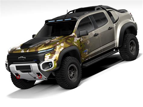 Infografika apie Chevrolet Colorado ZH2 vandenilio kuro elementų sistemos veikimą