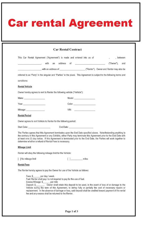 Thematic photo of a car rental agreement being signed