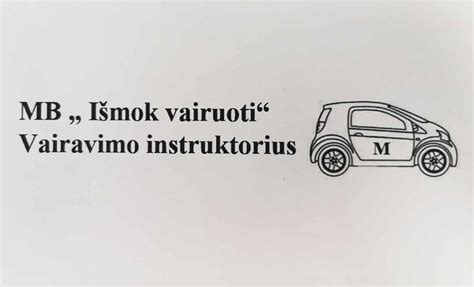 Rekvizitai.lt pateikiama informacija apie vairavimo mokyklą 