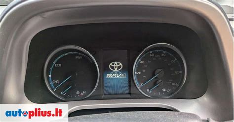 Toyota Corolla Verso prietaisų skydelio nuotrauka su pažymėtu TRIP mygtuku ir apšvietimo reguliavimo indikatoriumi