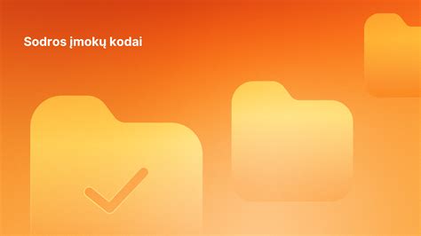 Infografika su įmokų kodų pavyzdžiais ir jų priskirtimi