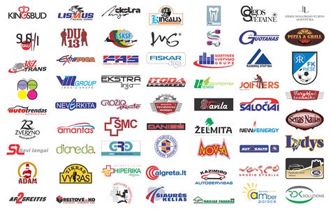 įmonės logotipas su pavadinimu 