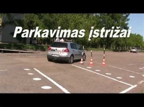 Vairavimo pamoka: teisingas automobilio parkavimas
