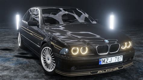 BMW E39 Facelift sedano išorės dizaino ir kėbulo linijų schema