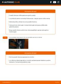 Schema, rodanti pusašio vietą automobilyje ir jungtis tarp transmisijos bei ratų