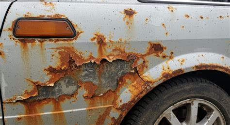 Close-up of a corroded car wiper motor, showing rust and damage