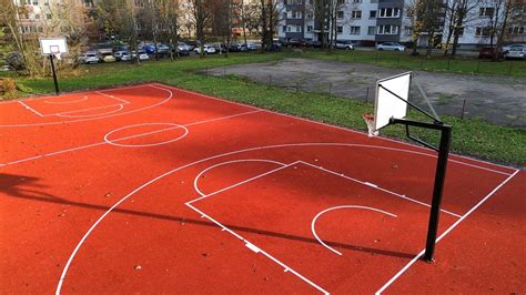 Schema: korinės aikštelės įrengimas daugiabučio kieme