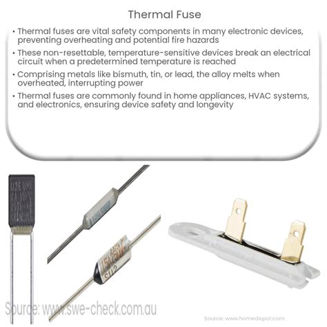 photo of a failed/melted thermal fuse