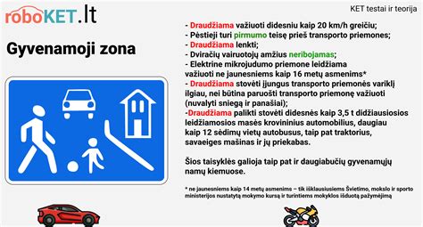 Kelio ženklas „Gyvenamoji zona“ (žalias kvadratas su namo, suaugusiojo ir vaiko siluetu)