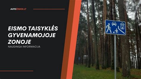 Infografika: vairuotojo ir pėsčiojo elgesio taisyklės gyvenamojoje zonoje