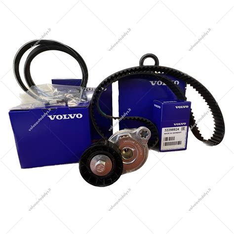 Lentelė su Volvo XC90 pagrindinio diržo keitimo rekomendacijomis pagal modelį ir variklio tipą