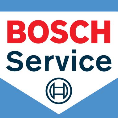 Bosch Car Service tinklo logotipas su automobilio atvaizdu