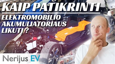Elektromobilio akumuliatoriaus modulio ir elementų sandaros schema