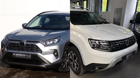 nuotrauka su įvairiais Toyota visureigių modeliais mieste ir užmiestyje