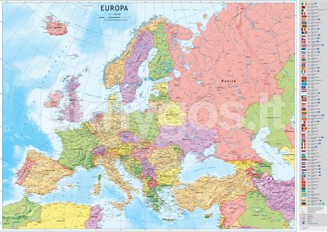 Europos žemėlapio fragmentas su pažymėtais keliais