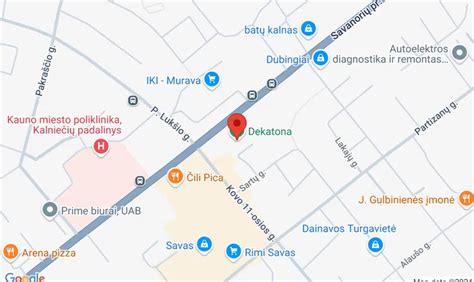 Parkavimo aikštelės žemėlapis ar nuotrauka Savanorių pr. 5