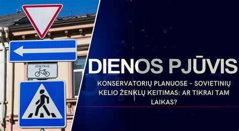 Kelio ženklų aptikimo kamera