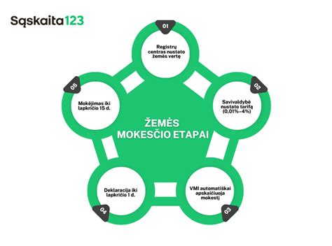 Infografika apie žemės mokesčio mokėjimo būdus