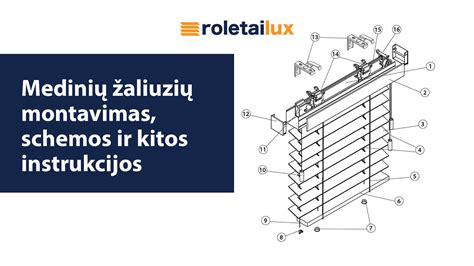 Svarbu: ratlankio montavimo schemos su varžtų ir ET reikšmėmis