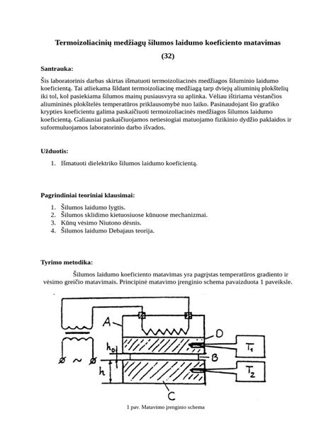 Schematinis medžio šilumos laidumo palyginimas su kitomis statybinėmis medžiagomis
