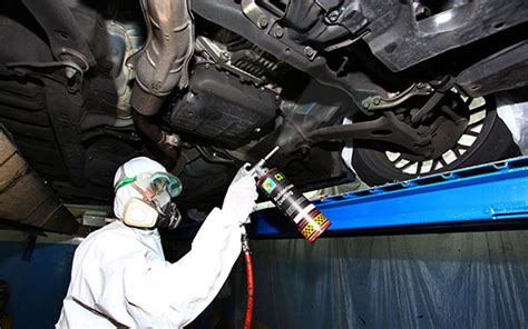 Teminis automobilio dugno antikorozinio padengimo procesas