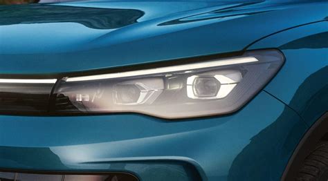 Naujojo Volkswagen Tiguan išorės dizainas ir priekiniai IQ.Light HD matricos LED žibintai