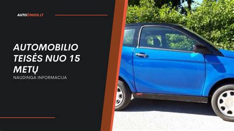 Pavyzdys: automobilis su „M“ ženklu