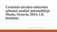 centrinio užrakto schemos iliustracija