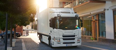 Scania elektrinio sunkvežimio įkrovimo stotelės schema