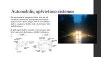 automobilio apšvietimo sistemos schema