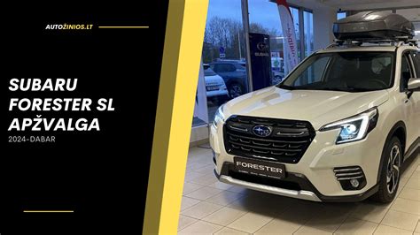 Inografika su Subaru Forester techniniais duomenimis ir saugumo įvertinimais
