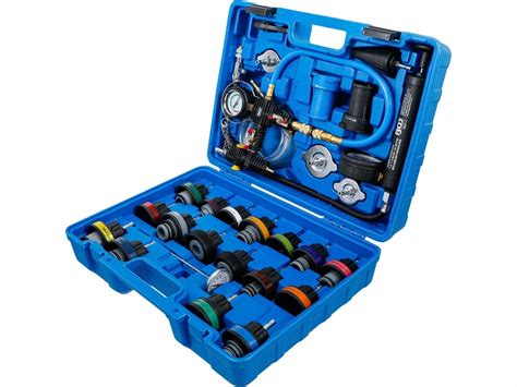 Specializuotas įrenginys aušinimo sistemos slėgio tikrinimui