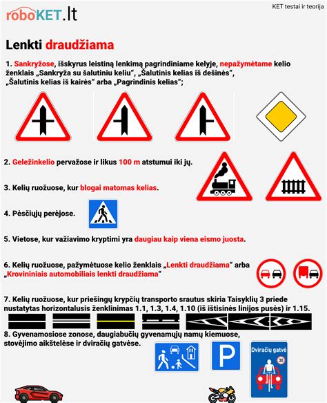 Schema, iliustruojanti draudžiamas stovėjimo zonas keliuose su keliomis eismo juostomis