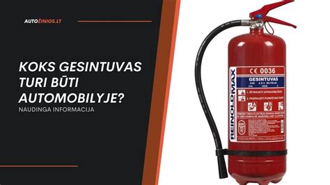 Schema: rekomenduojamos gesintuvo laikymo vietos lengvajame automobilyje