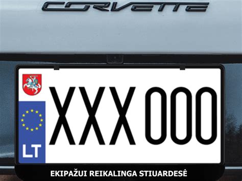 Fotografija: automobilių numerių pavyzdžiai