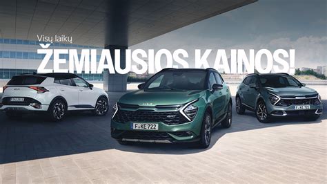 KIA automobilių modelių paletė