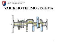 Variklio alyvos cirkuliacijos ir tepimo sistema