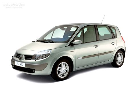 Renault Scenic II (2003-2009) modelio iliustracija